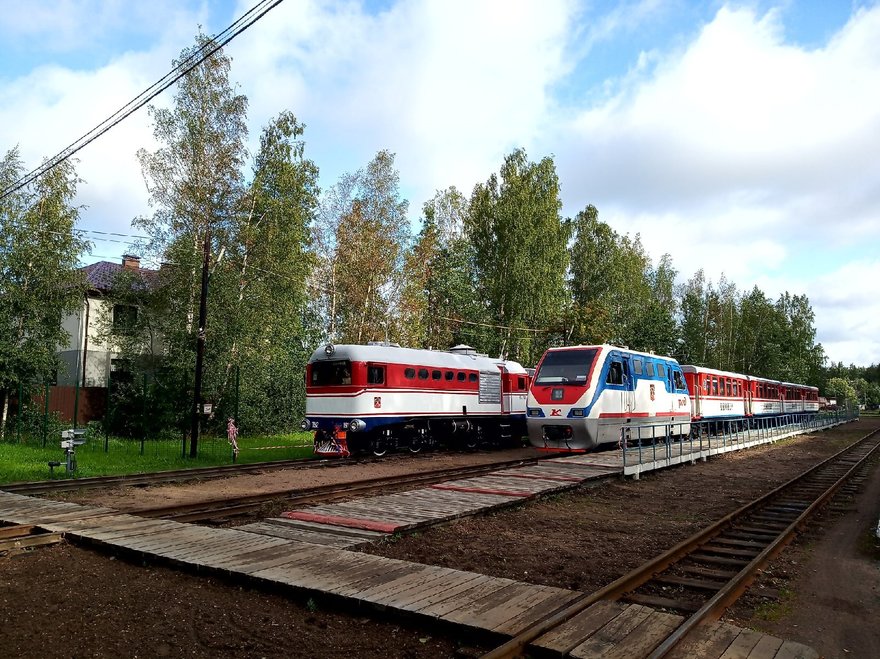 В Петербурге запустили составы по детской железной дороге