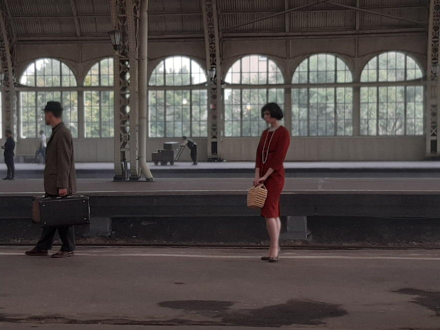 Петербуржцы заметили Диму Билана во время съёмок клипа на Витебском вокзале