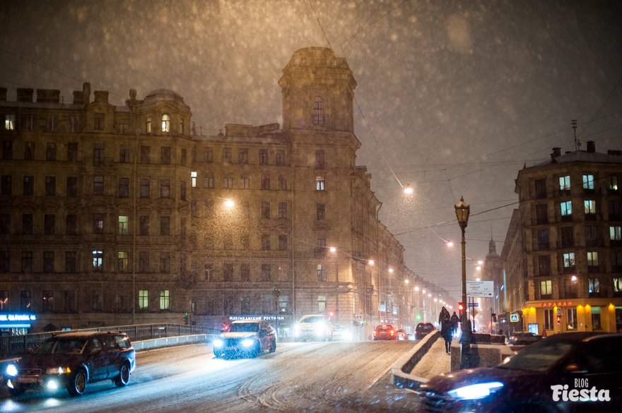 Сильный снегопад ожидается в Петербурге