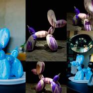 Роспись собачки Ballon Dog с видом на Исакий