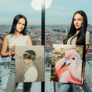 Арт-вечеринка Artvibes. Рисуем акрилом на холсте с видом на…