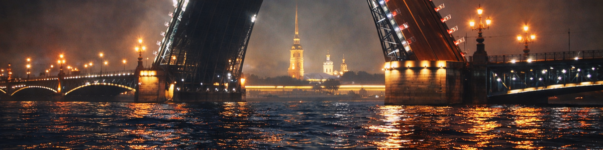 Под разведенными мостами