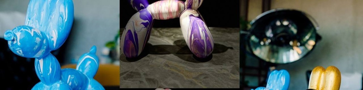 Роспись собачки Ballon Dog в ресторане "Be Italian Bistro"…