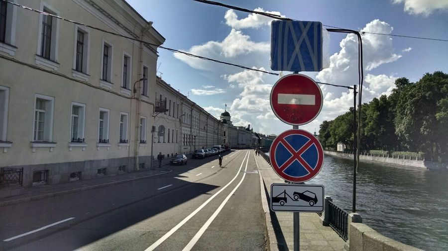 На набережной реки Фонтанки проложили велодорожку