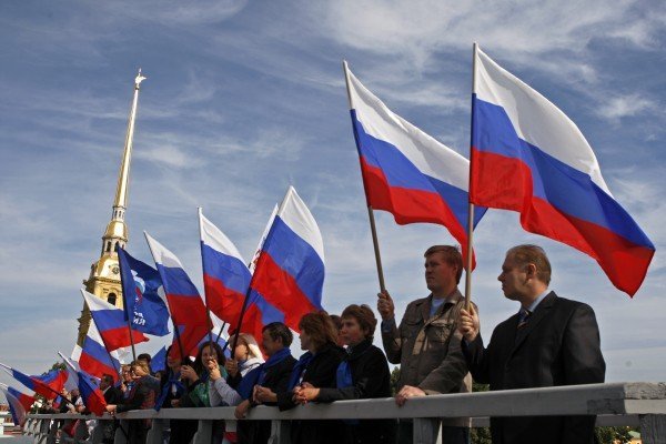 День Государственного флага в Петропавловской крепости