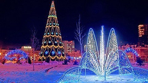 Новогодняя ночь во всех районах города