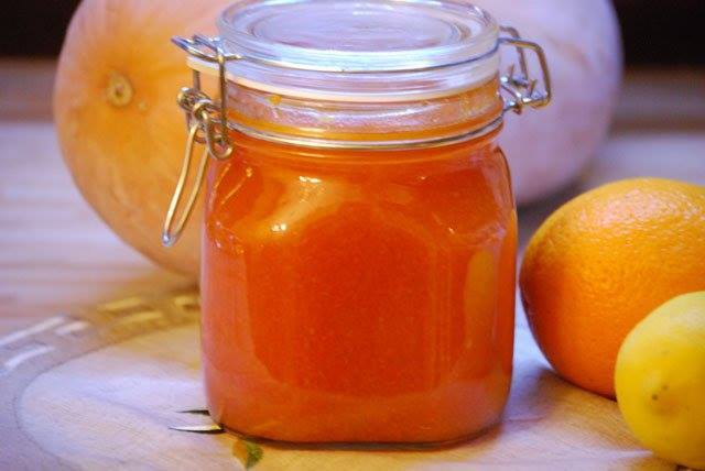 Варенье из айвы, тыквы и имбиря