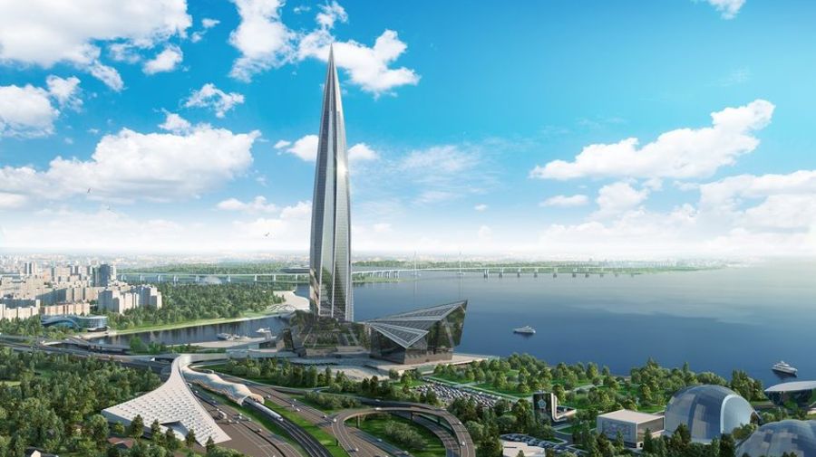 Небоскрёб «Лахта Центр» впервые можно будет посетить осенью 2018-го 