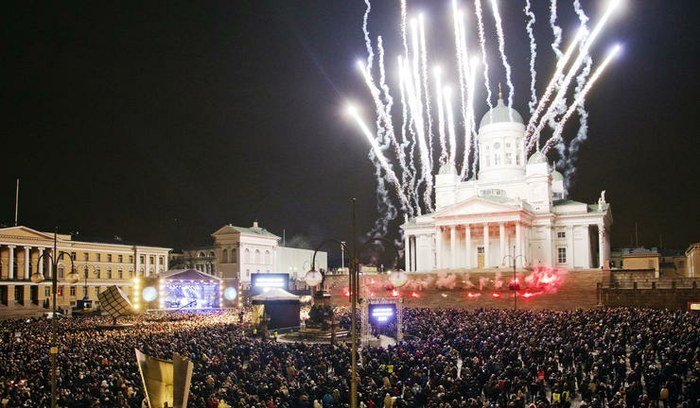 Новый год на Сенатской площади