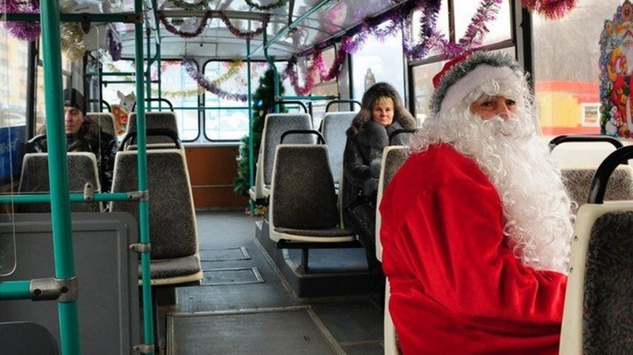 В новогоднюю ночь по городу будут курсировать автобусы
