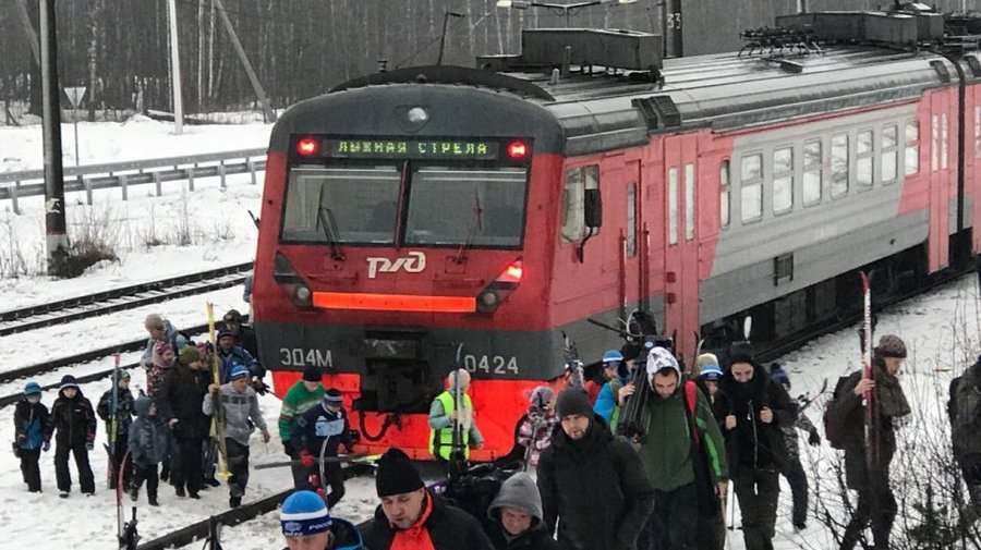 1500 петербуржцев воспользовались «Лыжными стрелами» в день старта