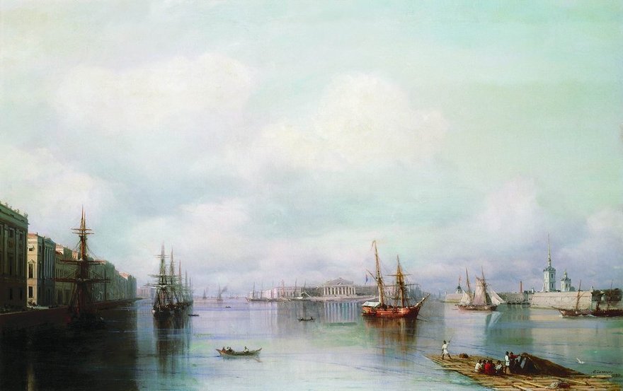 «Вид Петербурга». 1888 год