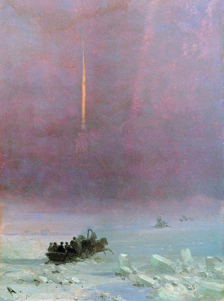 «Петербург. Переправа через Неву». 1870-е годы