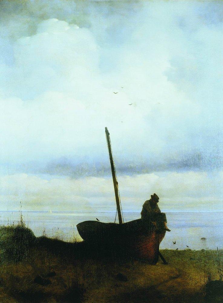 «Вид на взморье в окрестностях Петербурга». 1835 год