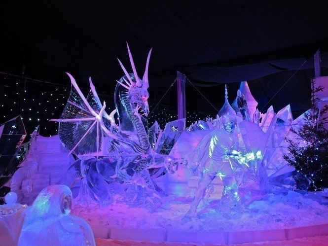 Международный фестиваль ледяных скульптур Art Meets Ice-2014