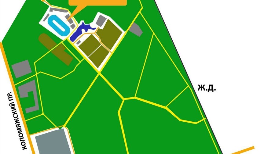 Как пройти на  каток в Удельном парке