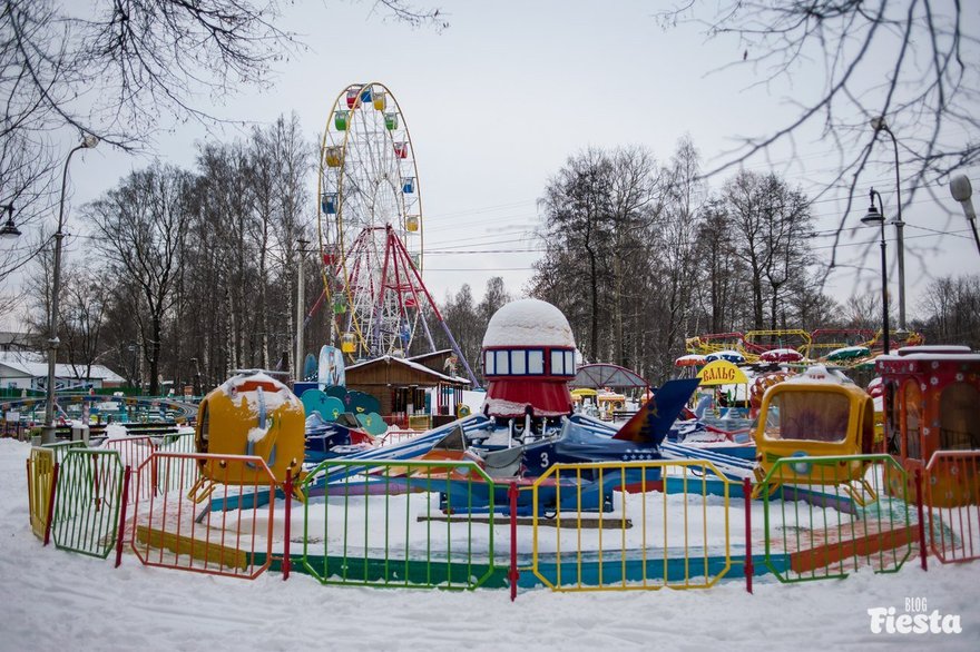 Парк имени бабушкина в санкт петербурге зимой