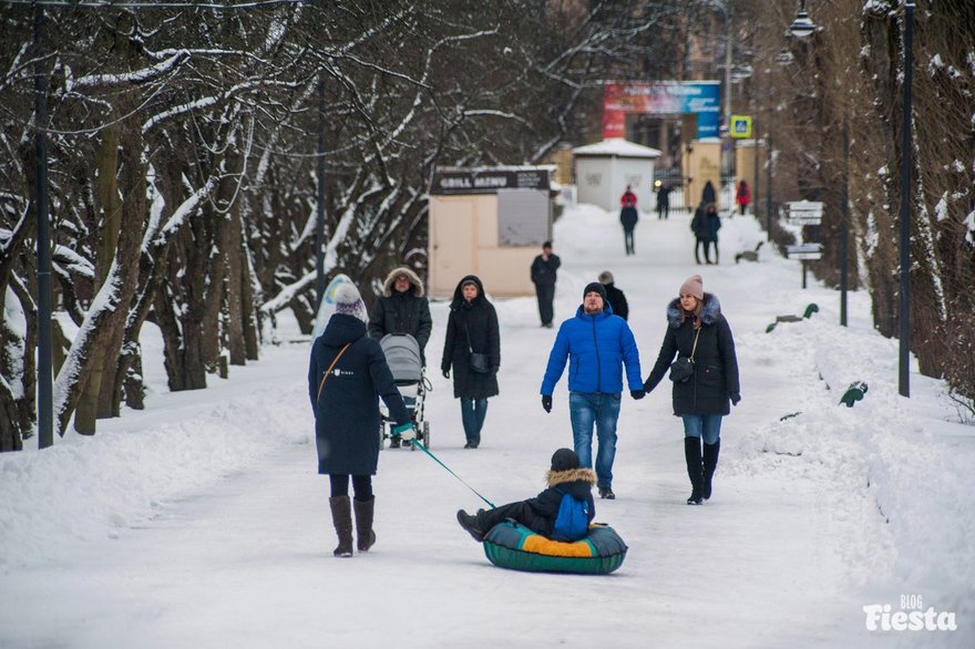 Парк имени бабушкина в санкт петербурге зимой