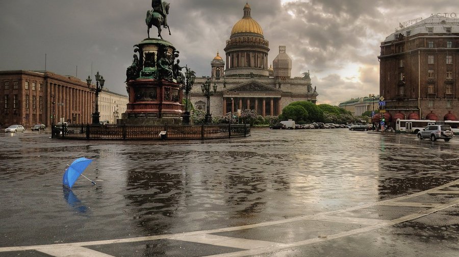 Классика Петербурга — в начале недели ожидаются мокрый снег и дожди
