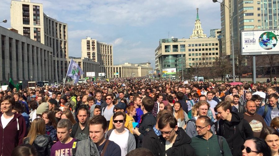 В Москве прошёл митинг против блокировки мессенджера Telegram
