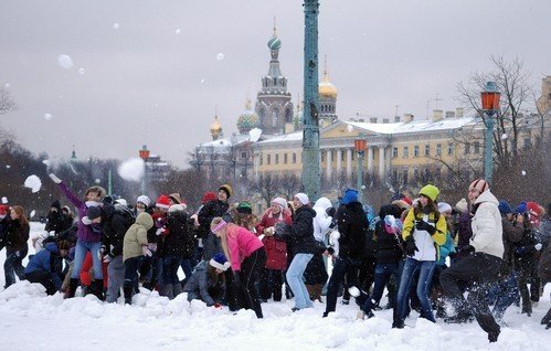 Большая снежная битва 2014