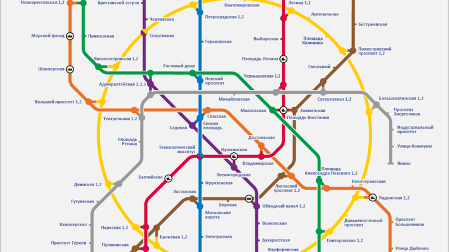 Четыре новые линии метро появятся в Петербурге