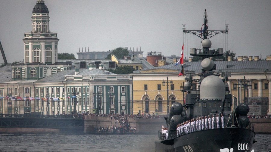 Более 40 боевых кораблей будут задействованы в Главном военно-морском параде в Санкт-Петербурге 