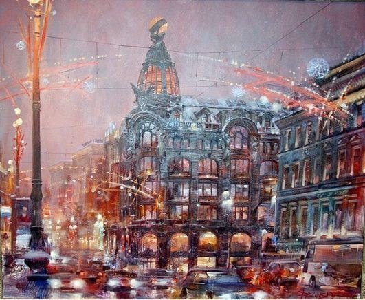 Выставка «Петербургские мотивы» Ивана Славинского