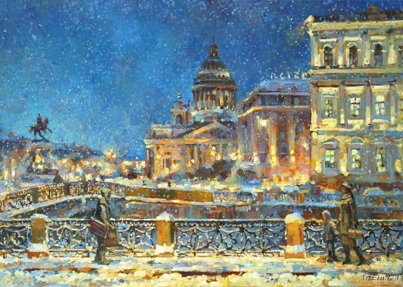Выставка «Петербург в живописи Павла Еськова»