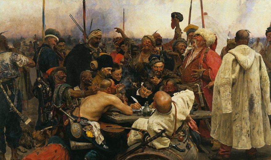 «Запорожцы пишут письмо турецкому султану» Ильи Репина