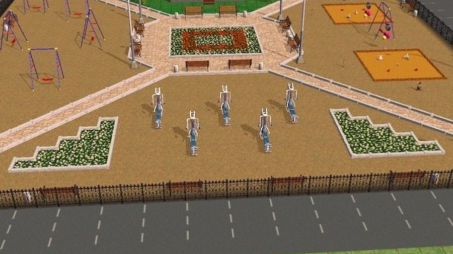 В Ленобласти спроектировали дизайн дворов и улиц села в редакторе Sims 2