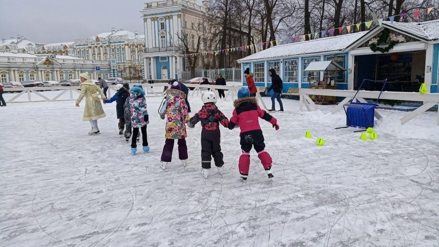 Каток в музее-заповеднике «Царское Село»