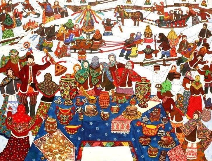 Масленичные гуляния в Русской деревне «Шуваловка»
