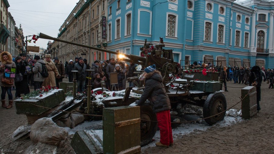 В день 75-летия освобождения Ленинграда от блокады в центре города развернётся масштабная реконструкция