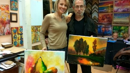 Мастер-класс живописи маслом в школе Paintmart — фото 5