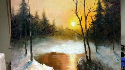 Мастер-класс живописи маслом в школе Paintmart — фото 9