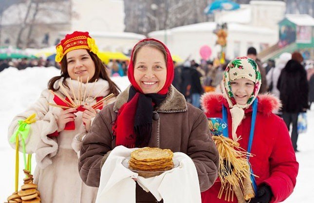 Масленица в саду имени Баумана