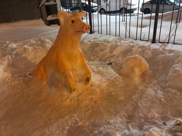 Снежный символ 2019 года