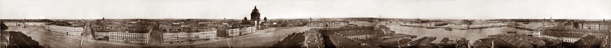 Надо знать: уникальная фотопанорама Санкт-Петербурга, сделанная в 1861 году с башни Адмиралтейства