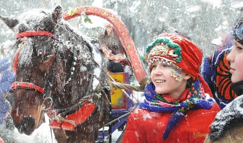 Масленица в парке культуры и отдыха имени И. В. Бабушкина 