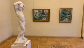 В Русском музее обновили экспозиции трёх залов, в том числе вернули любимую многими картину А. И. Куинджи «Лунная ночь на Днепре»