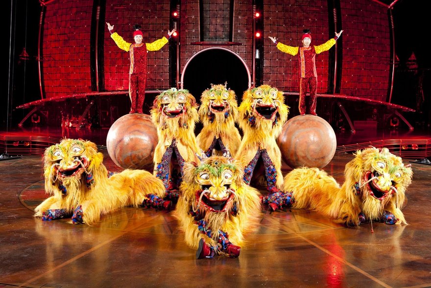 Грандиозное шоу Dralion от Cirque du Soleil