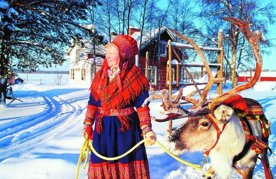 Гонки на оленьих упряжках