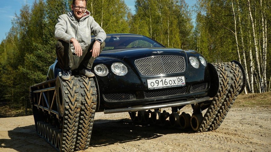 Блогер из Петербурга превратил свой Bentley в «ультратанк»