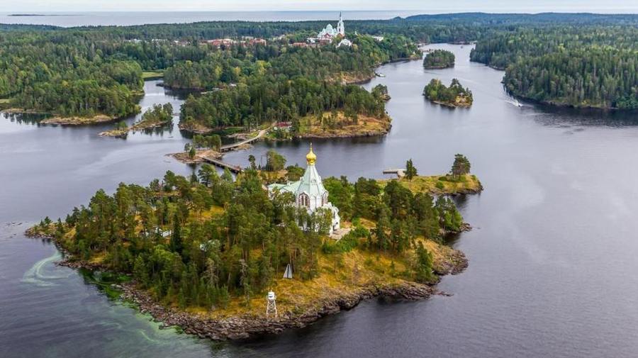 Водный путь из Петербурга в крепость Орешек