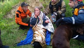 Петербургские добровольцы спасли 79-летнюю пенсионерку, которая трое суток провела в лесу 