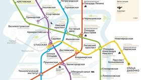 Петербургу предложили перейти на «красивую» схему метро 