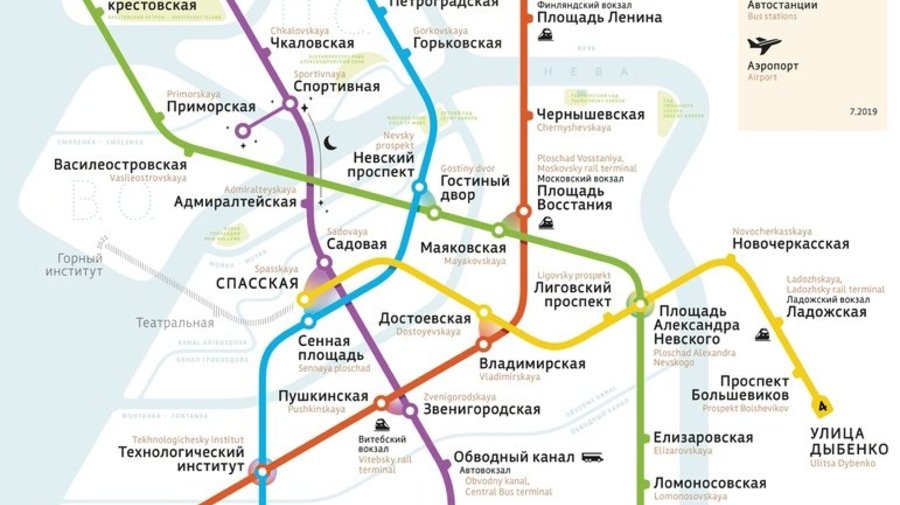 Петербургское метро отказалось от идеи с «красивой» схемой подземки