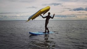 Петербуржец устроит заплыв на Финском заливе, чтобы привлечь внимание к строительству огромного угольного порта 