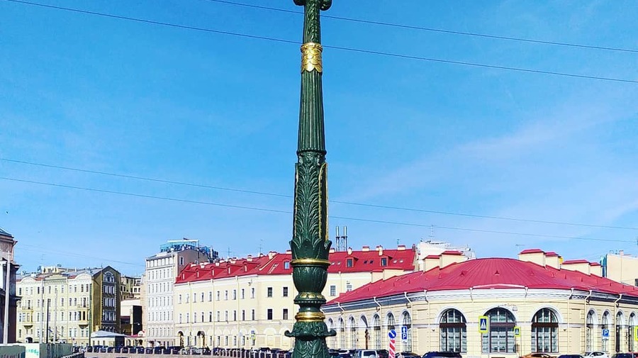 Фонари на Мало-Конюшенном мосту
